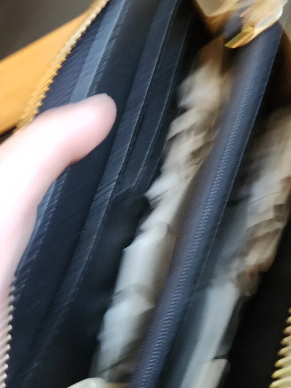 Scout Black Textured Zip-Around Wallet